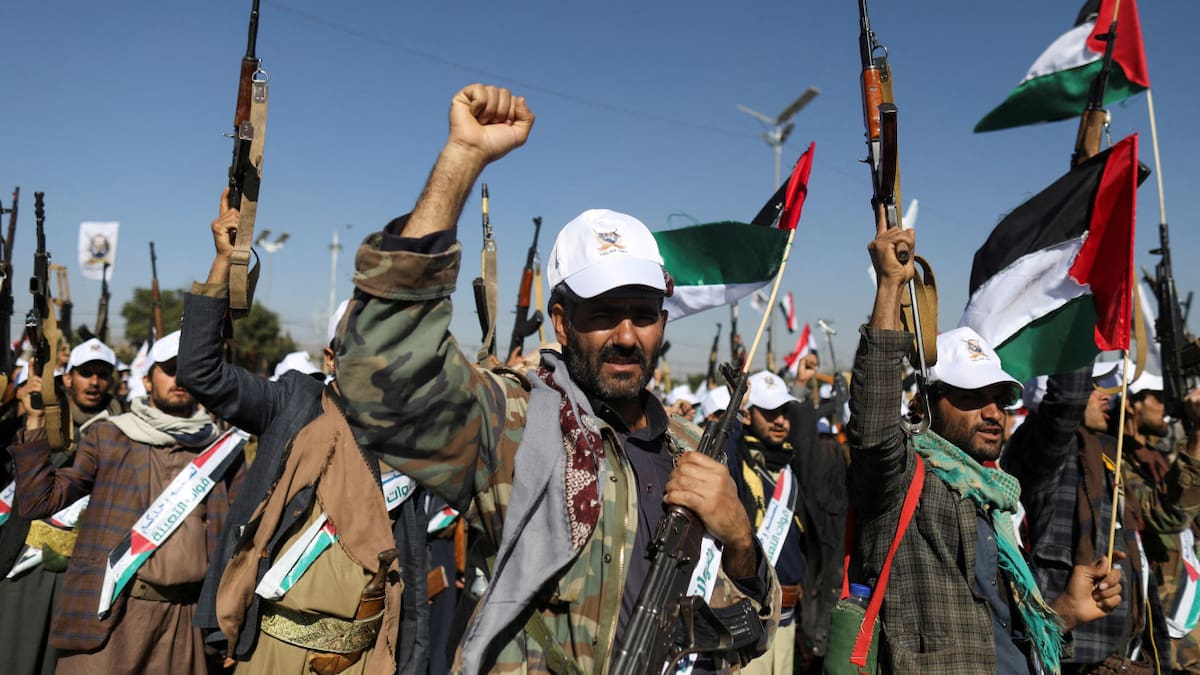 Hutíes rebeldes de Yemen. Foto: EFE.