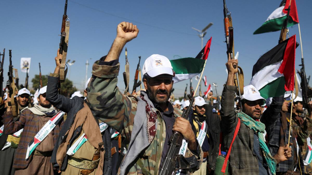 Hutíes rebeldes de Yemen. Foto: EFE.