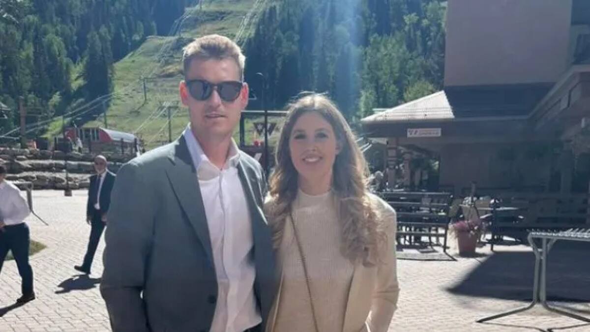 Iain Bethke y Gina Schumacher. Foto: Instagram @gina_schumacher