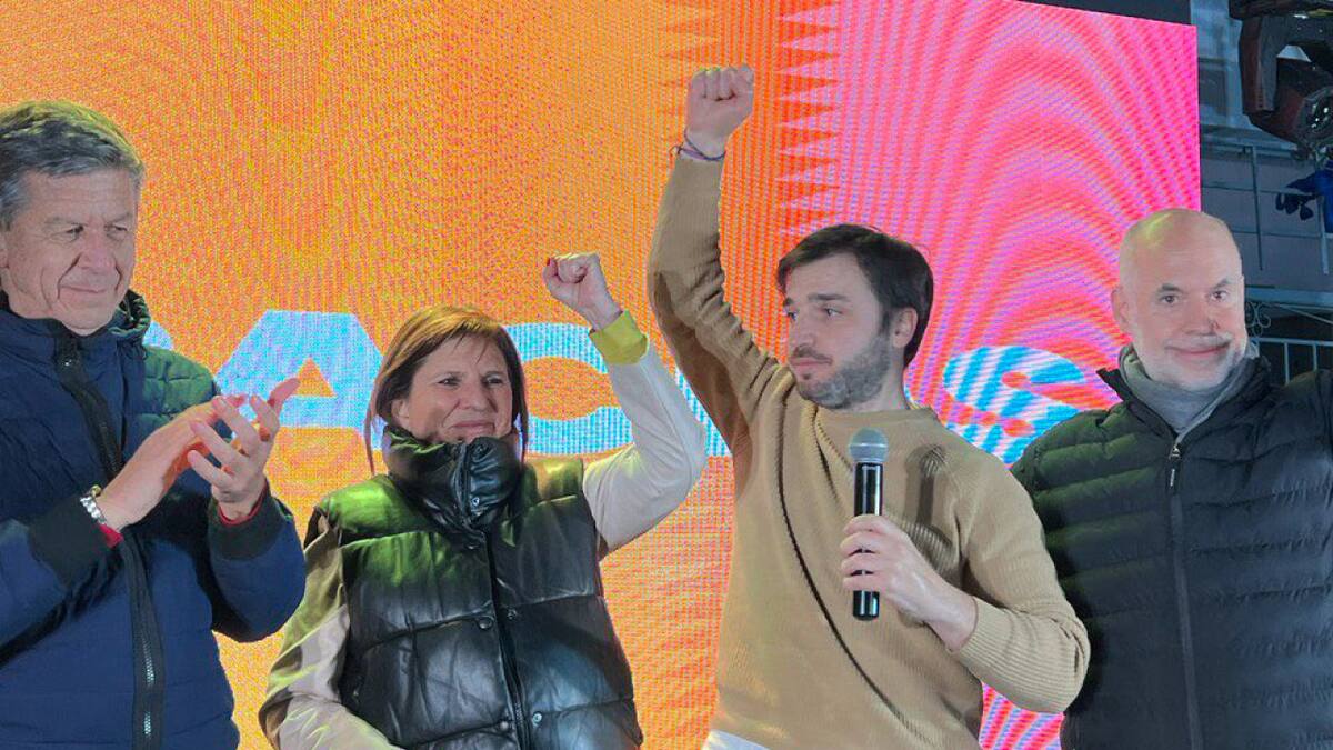 Ignacio Torres y Patricia Bullrich. Foto: NA.