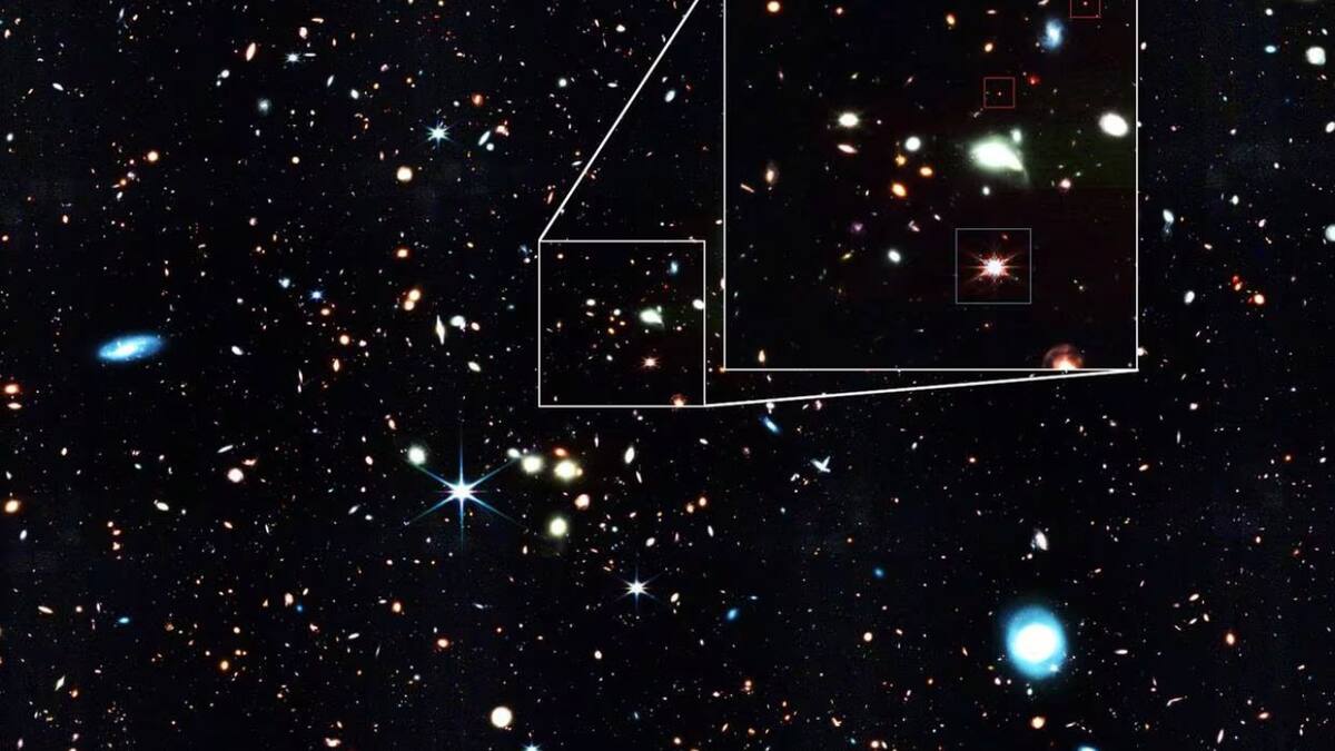 Imágenes que arrojó el telescopio James Webb. Foto: NASA