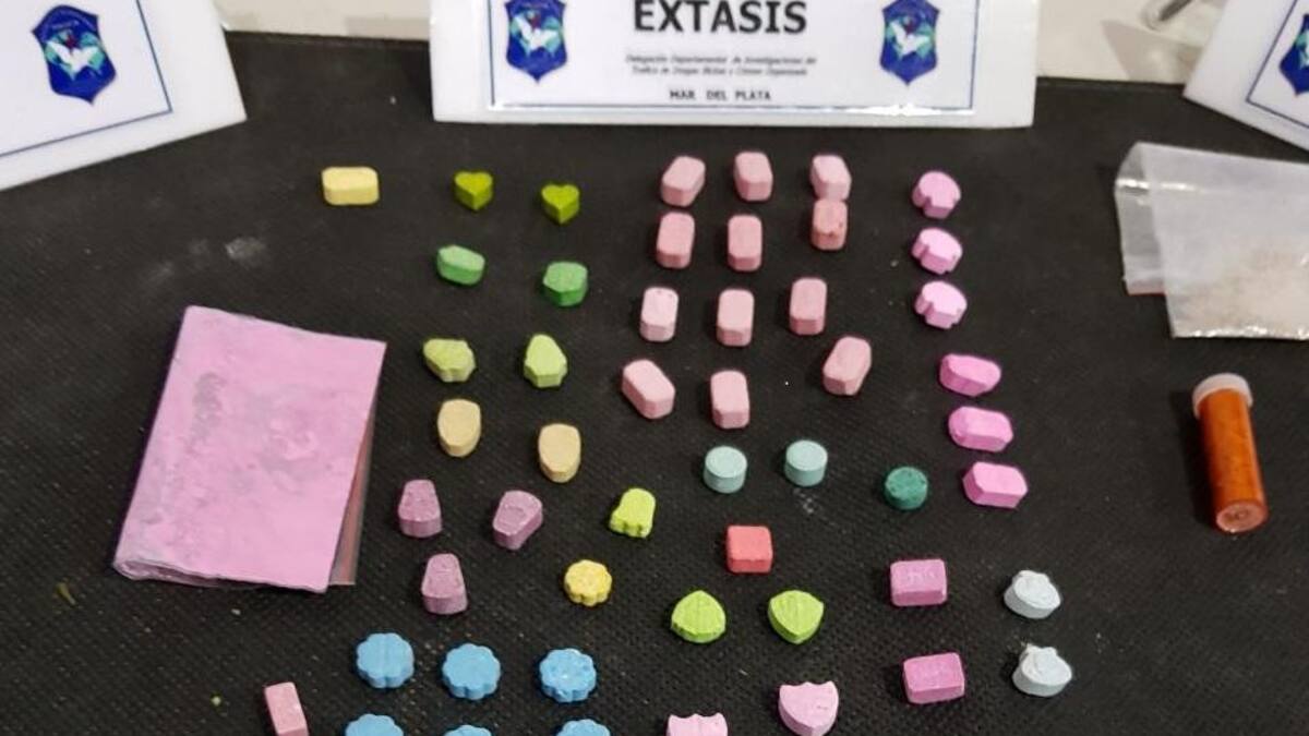 Incautan en Mar del Plata gran cantidad de éxtasis y marihuana en un balneario