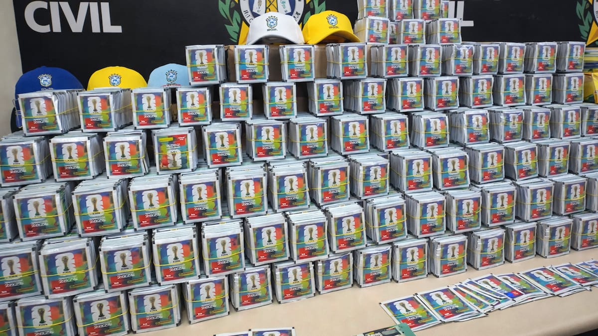 Incautaron 200.000 figuritas truchas del álbum del Mundial 2026: en qué país de Sudamérica sucedió