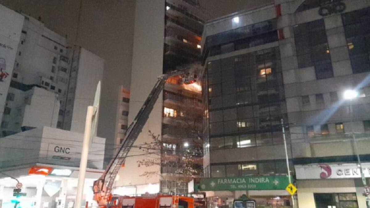 Incendio en barrio de Recoleta, NA