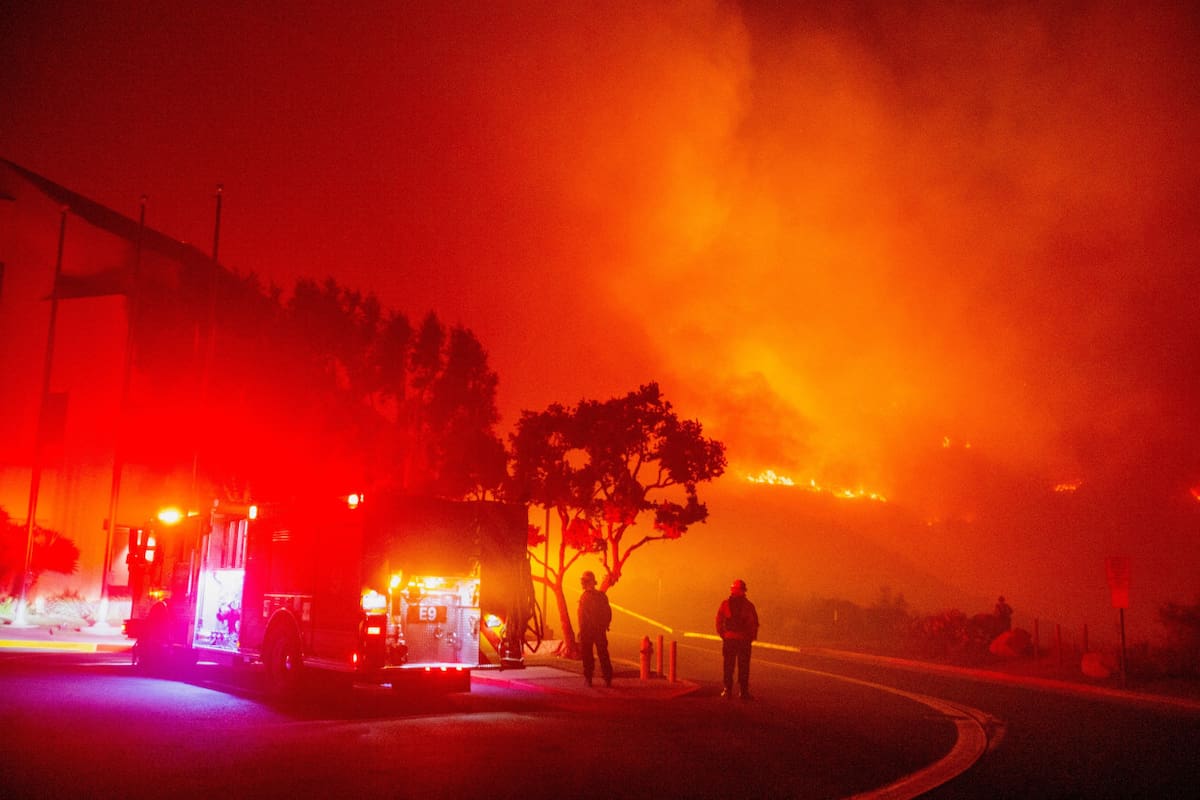 Incendio en California, Estados Unidos. Foto: Reuters.