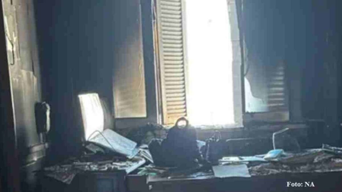El siniestro se reportó en horas del mediodía de este martes 10 de febrero.