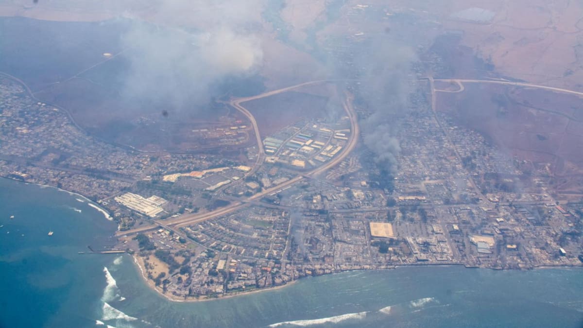 Incendio en Hawai. Foto: Reuters.