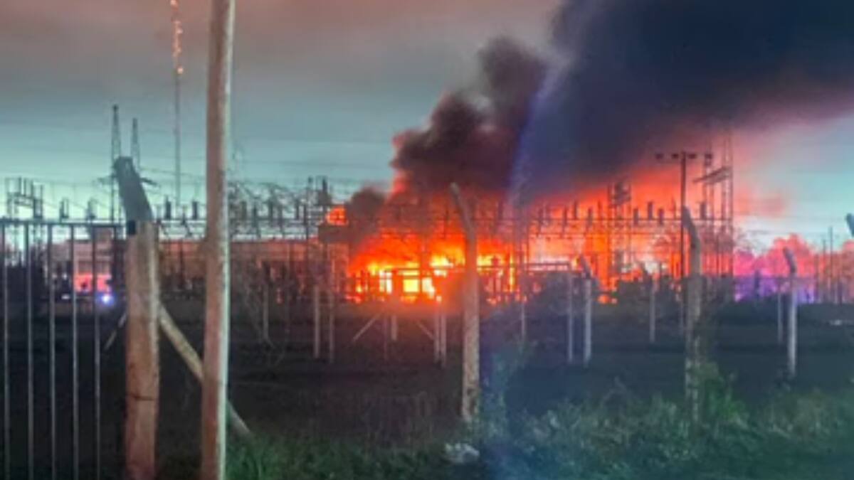 Apagón en La Plata: se incendió una central eléctrica en Tolosa y miles de familias quedaron sin luz