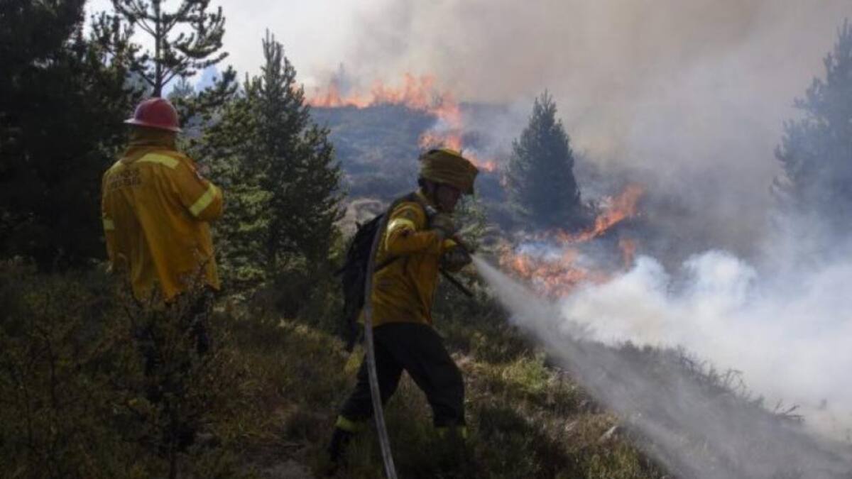 Incendios en Bariloche, NA