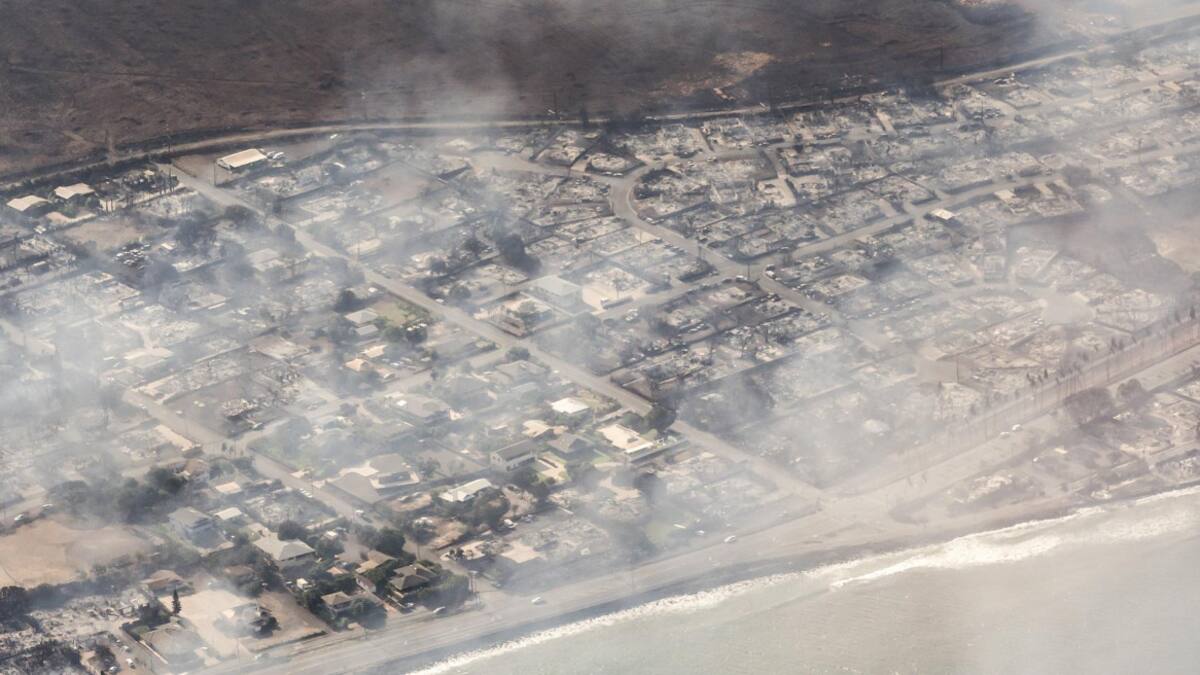 Incendios en Hawái. Foto: EFE.