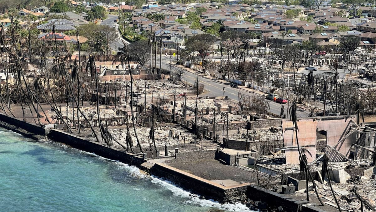 Incendios en Hawai. Foto: Reuters.