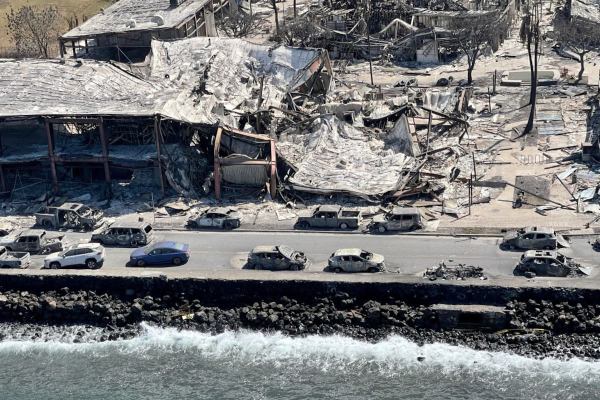 Incendios en Hawai. Foto: Reuters.