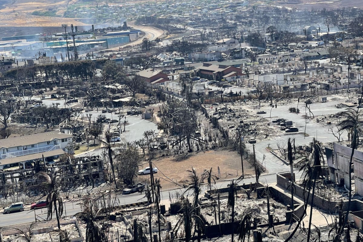 Incendios en Hawai. Foto: Reuters.
