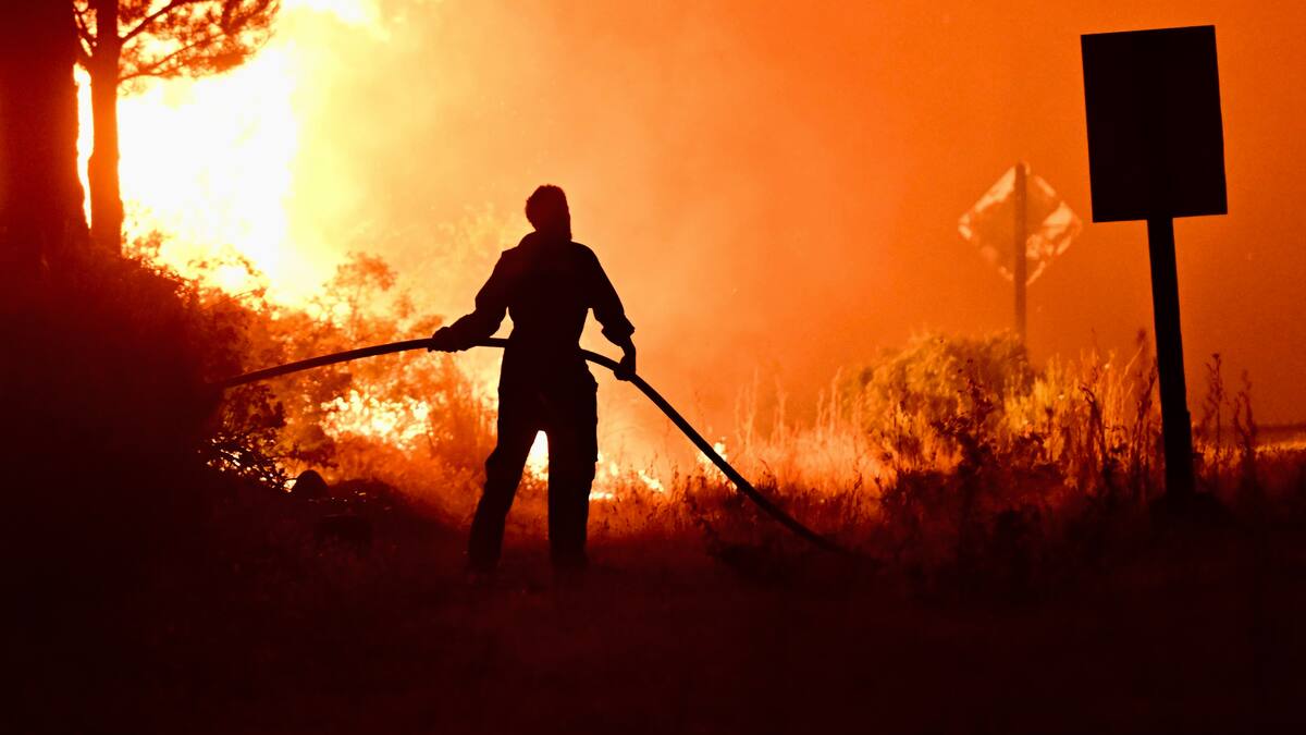 Incendios en la Patagonia.