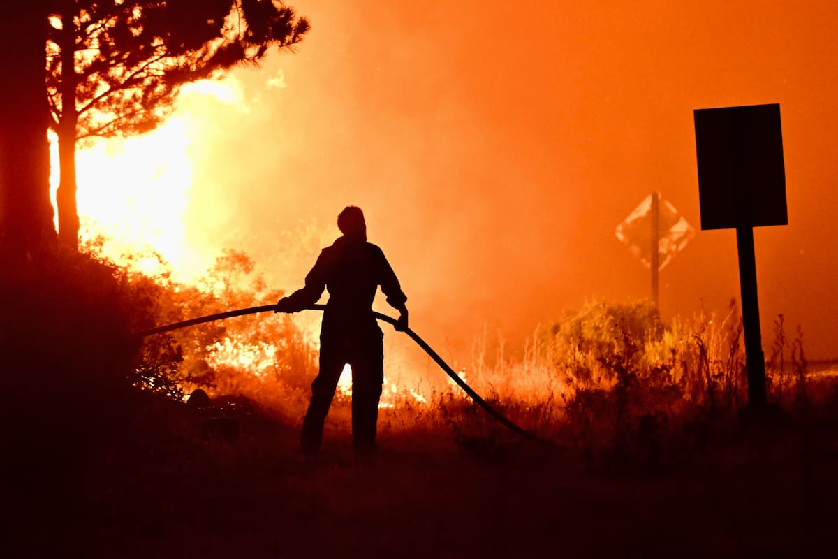 Incendios en la Patagonia.