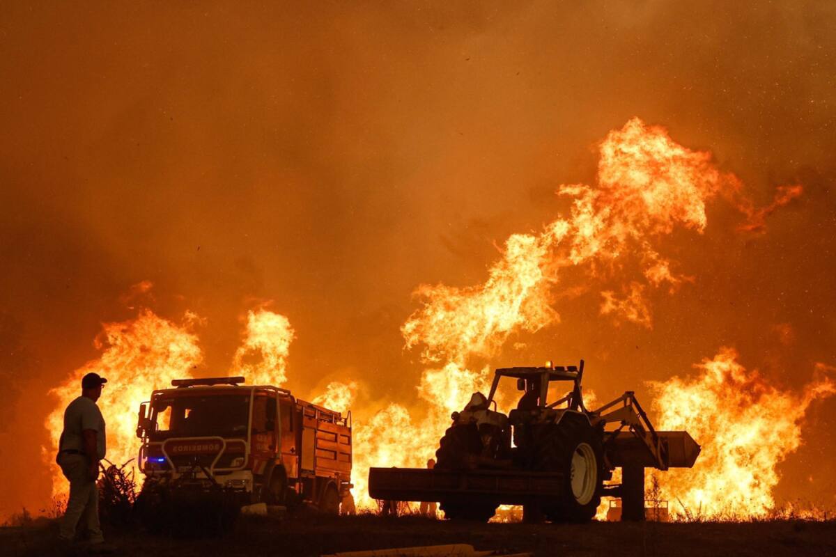 Incendios en Portugal. Foto: EFE