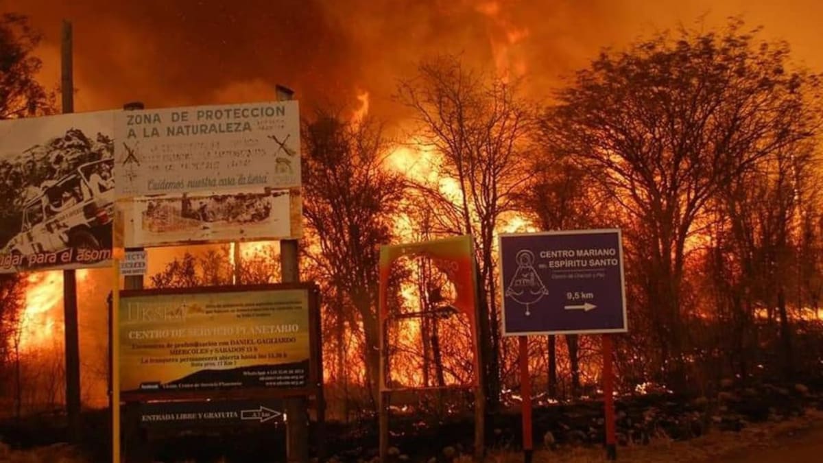 Incendios forestales en Argentina