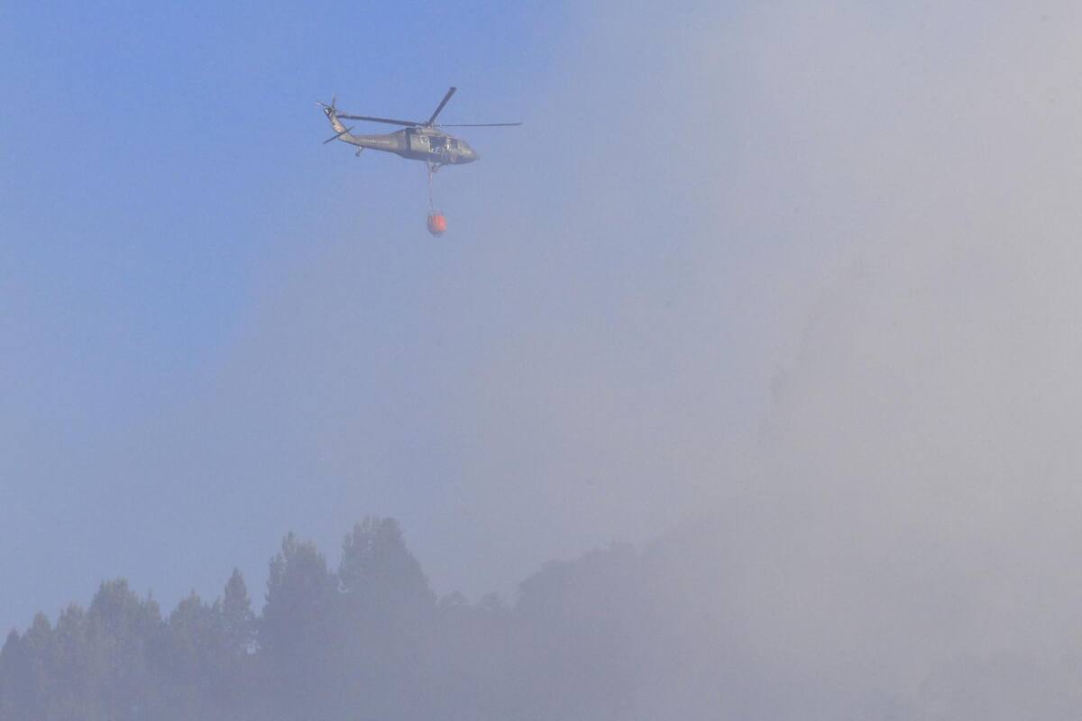 Incendios forestales en Colombia. Foto: EFE