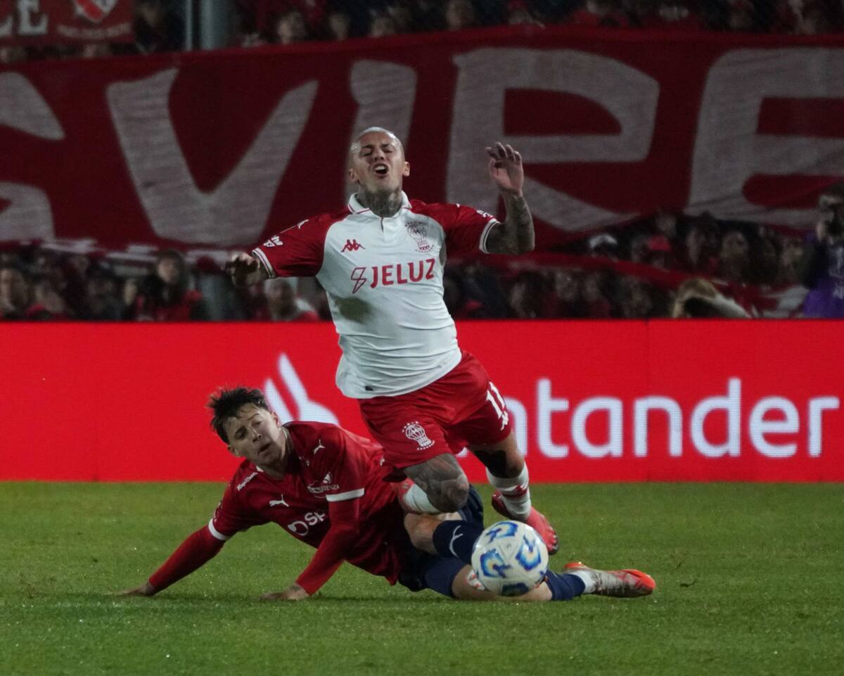 Independiente vs Huracán, semifinales del Torneo Apertura. Foto: NA/Mariano Sánchez