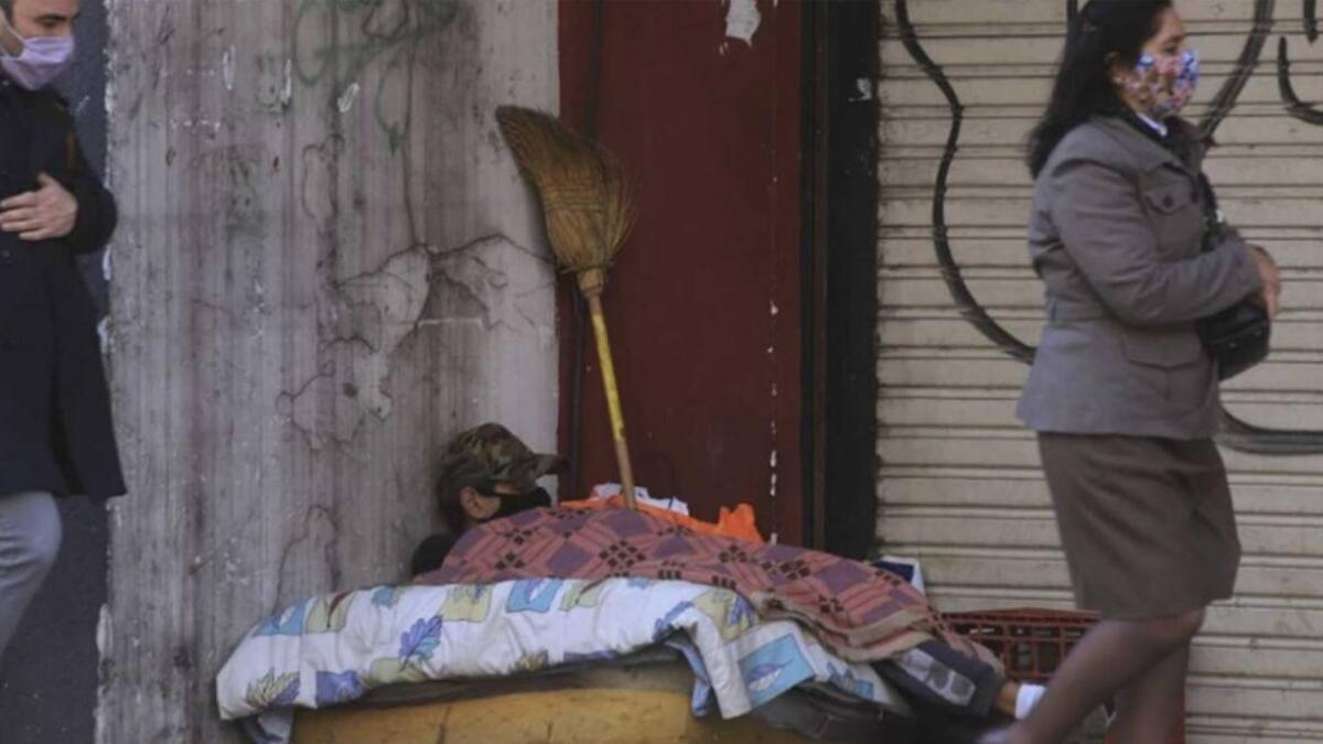 Indigentes, pobreza, gente en situación e calle, NA