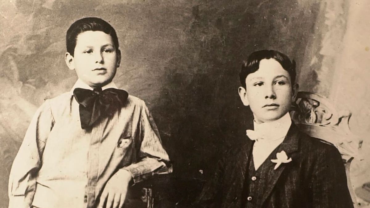 Juan Domingo Perón y Mario Avelino