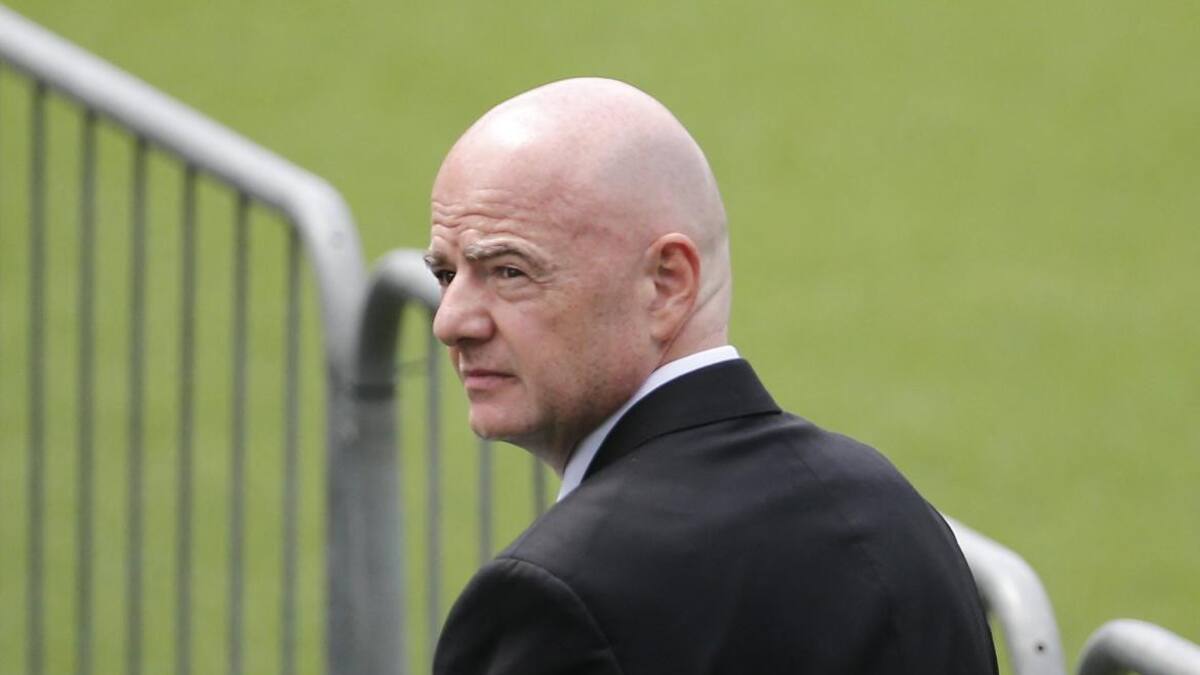 Infantino en el funeral de Pelé_Reuters