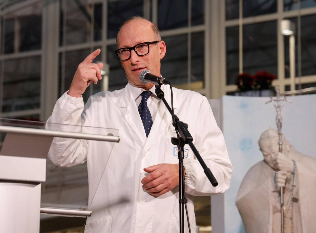 Informe de los médicos del Hospital Gemelli sobre el Papa Francisco. Foto: EFE.