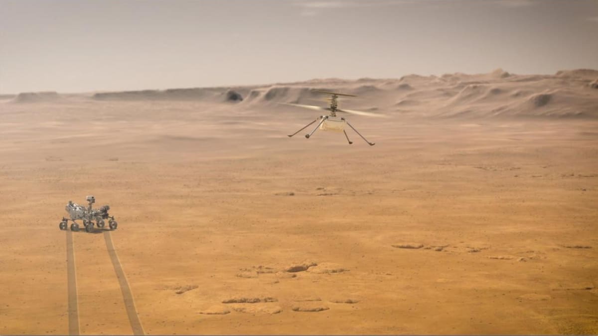 Ingenuity, el helicópero de Perseverance, NASA/JPL-Caltech