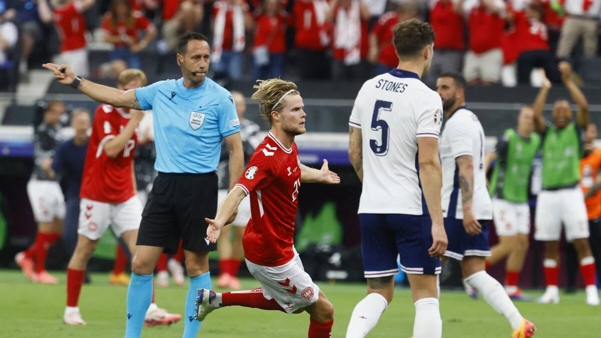 Inglaterra vs Dinamarca, Eurocopa. Foto: Reuters