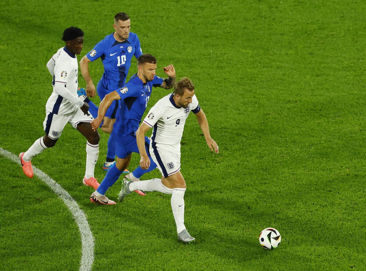 Inglaterra vs Eslovenia, Eurocopa. Foto: Reuters