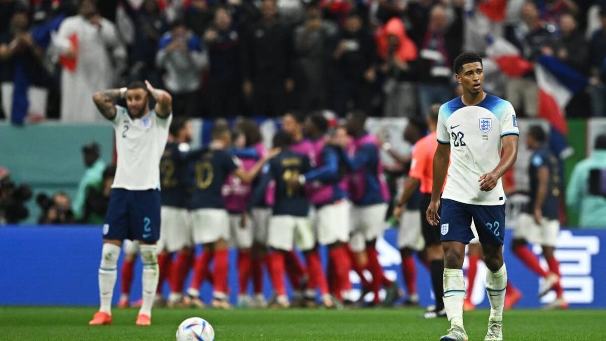 Inglaterra vs Francia, Qatar 2022. Foto: REUTERS