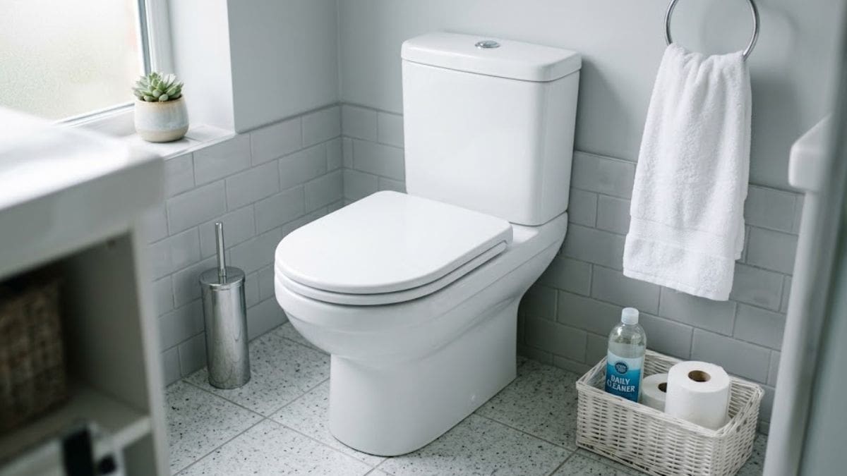 Cómo limpiar el inodoro blanco con 3 productos que tenés en tu casa y dejarlo como nuevo