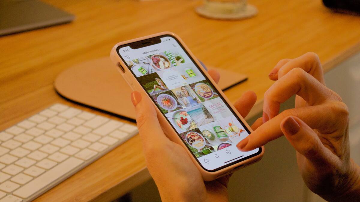 Feed de Instagram. Foto: Unsplash