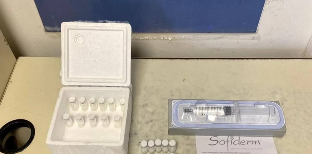 Insumos secuestrados por Aduana que serían para el hermano de Aníbal Lotocki. Foto: Prensa.