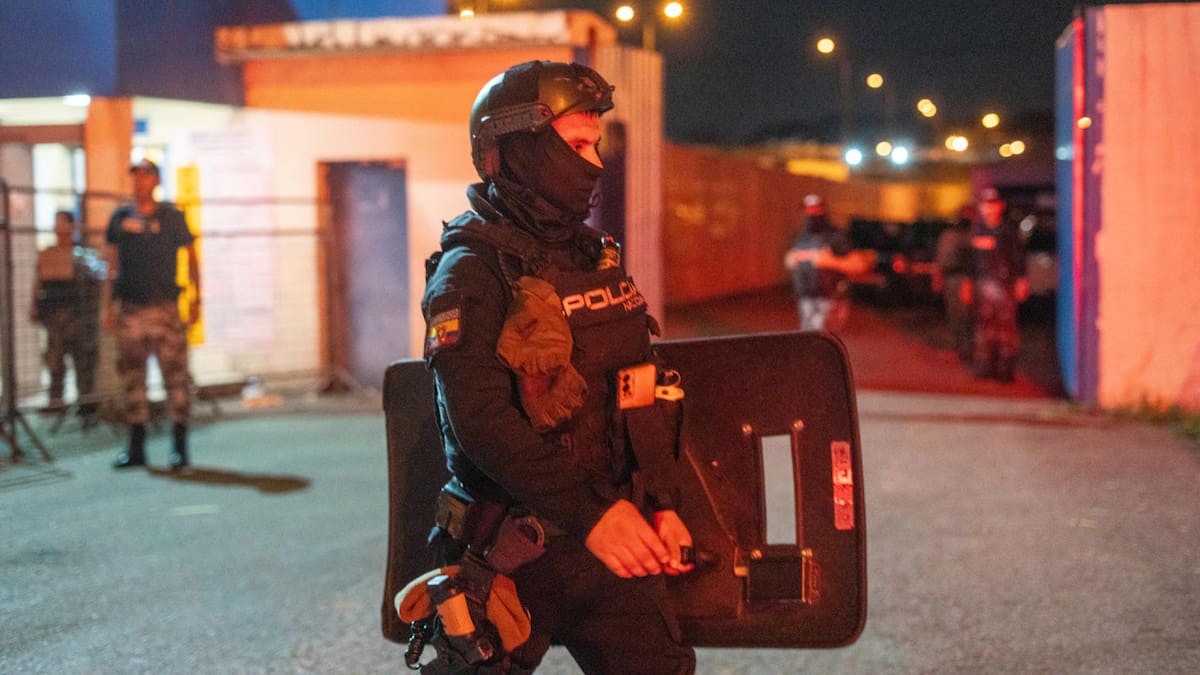 Cárcel de Ecuador. Foto: EFE.