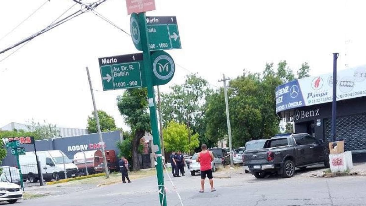 Intento de robo y asesinato en Merlo.