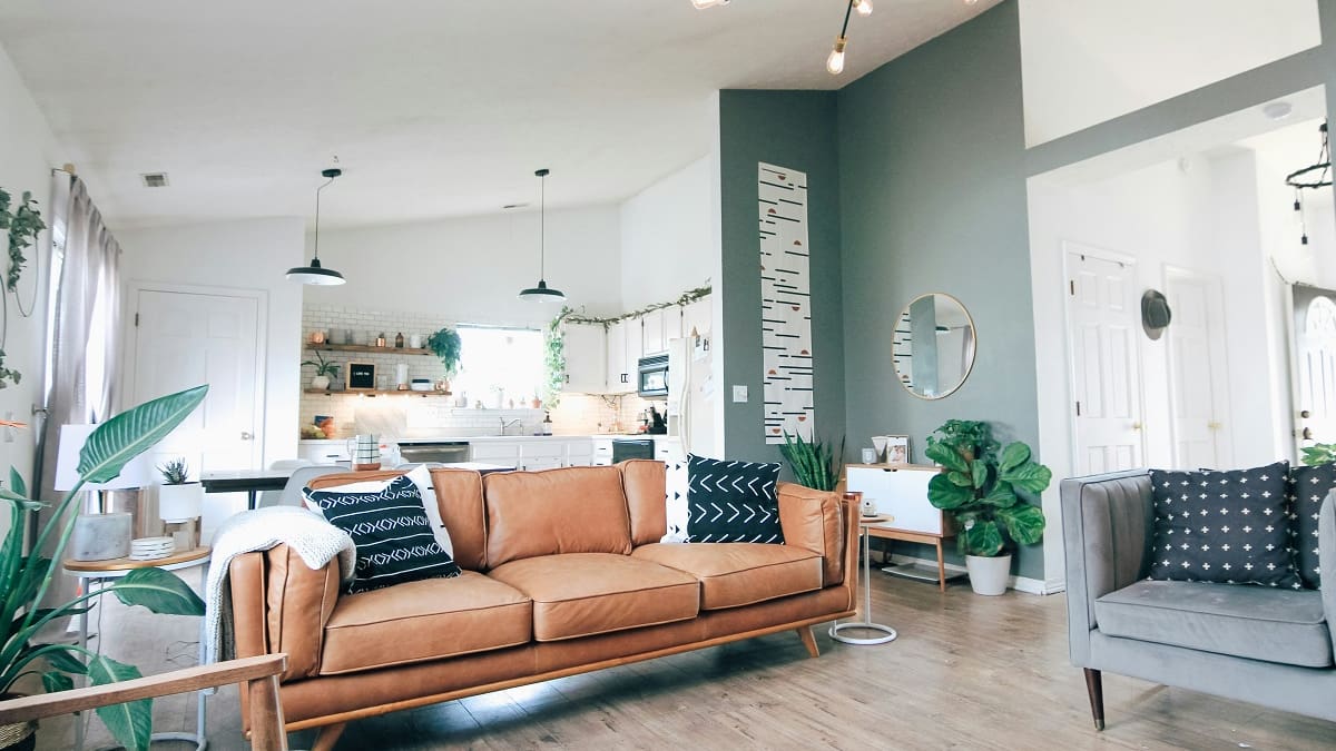 Interior de un hogar.