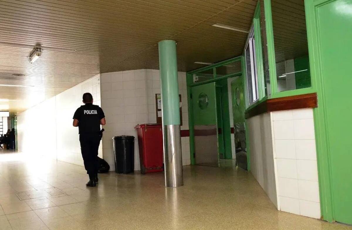 Interior del hospital donde permanece la joven mendocina. Foto: Los Andes