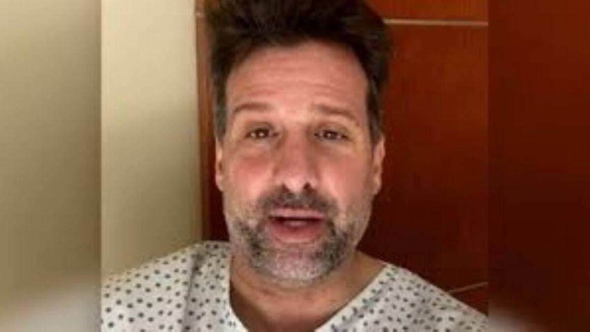 Internaron a Listorti,: "Estoy con neumonía, por favor cuídense"