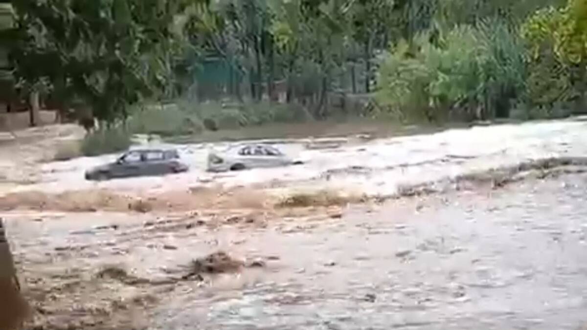 Inundación en España. Foto: captura de video. EFE