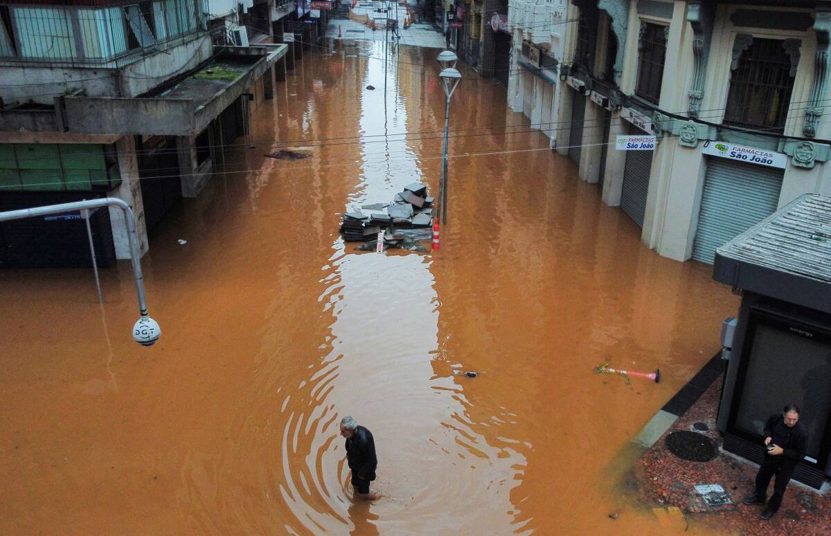 Inundaciones en Brasil. Foto: REUTERS.