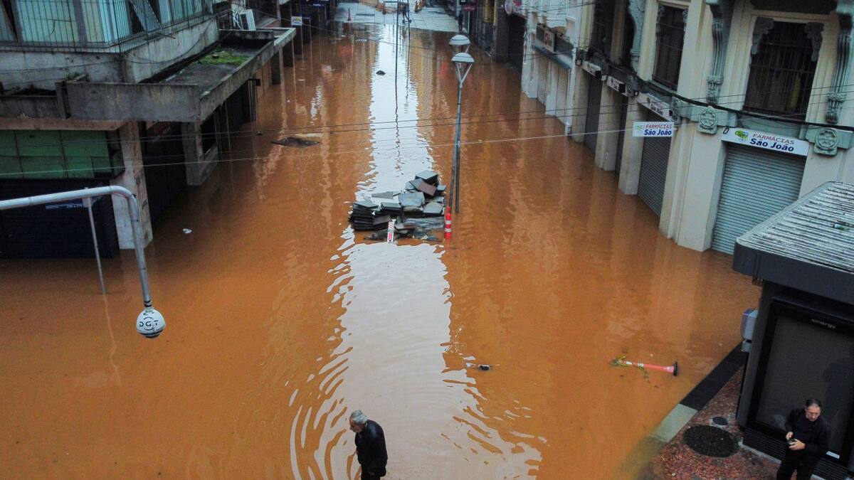 Inundaciones en Brasil. Foto: REUTERS.