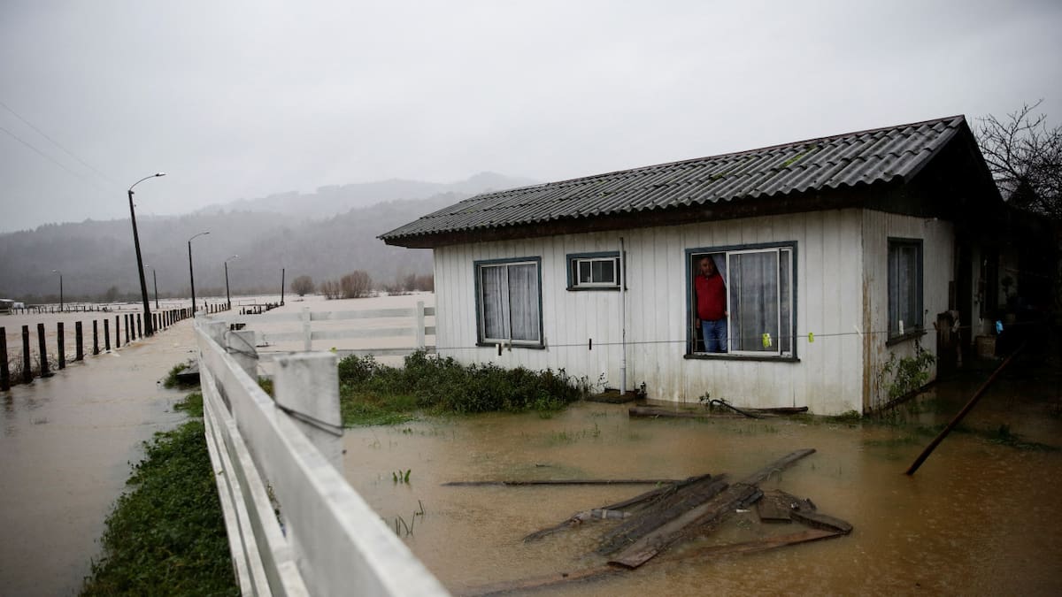 Inundaciones en Chile. Foto: Reuters