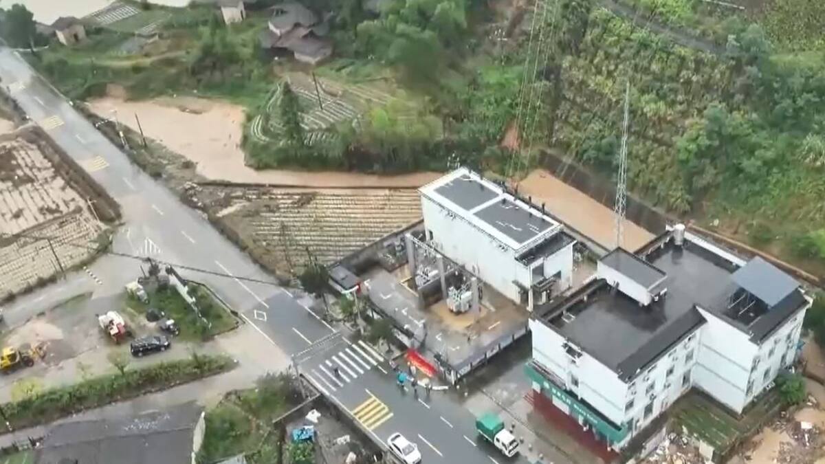 Inundaciones en China. Captura video EFE