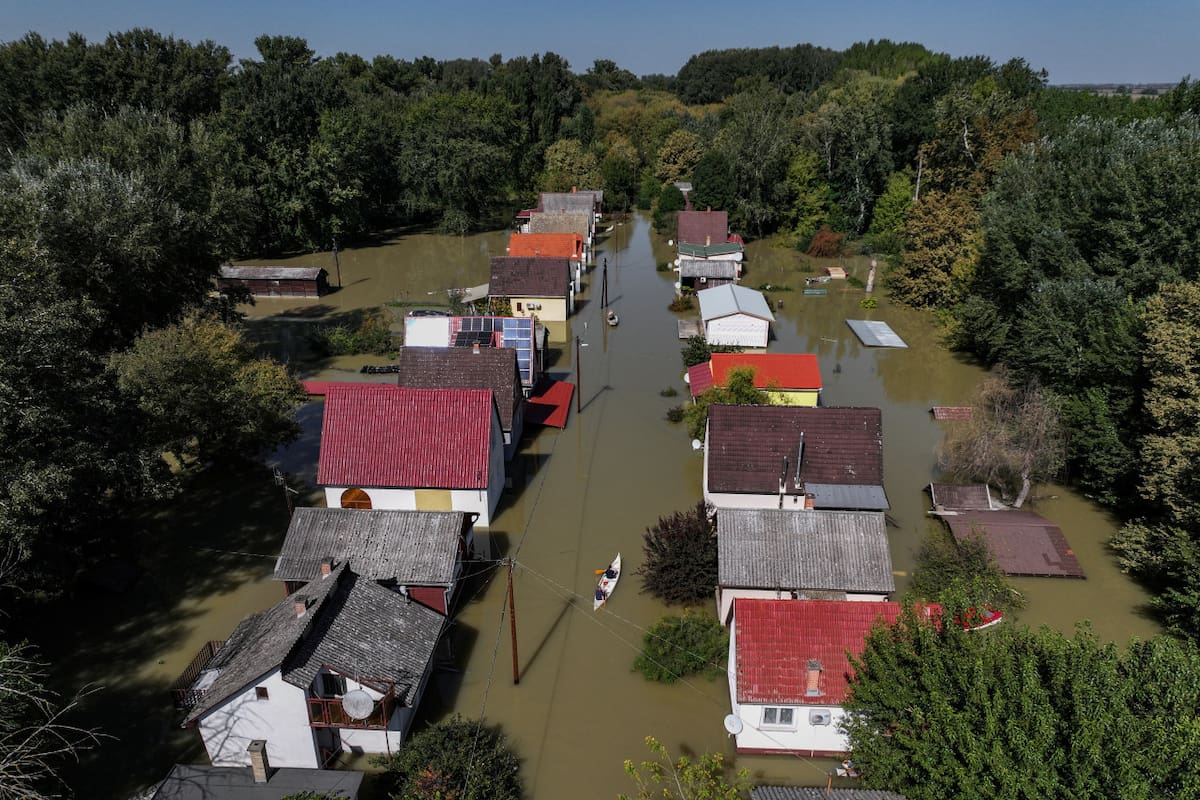 Inundaciones en Europa. Foto: Reuters.