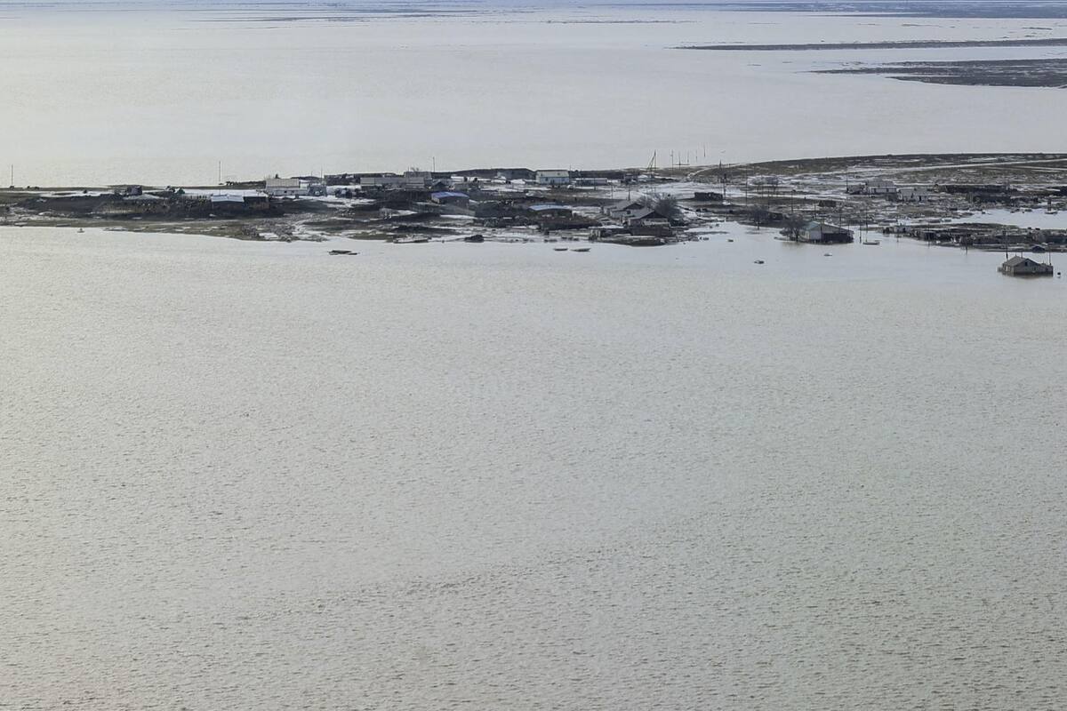 Inundaciones en Kazajistán. Foto: EFE.