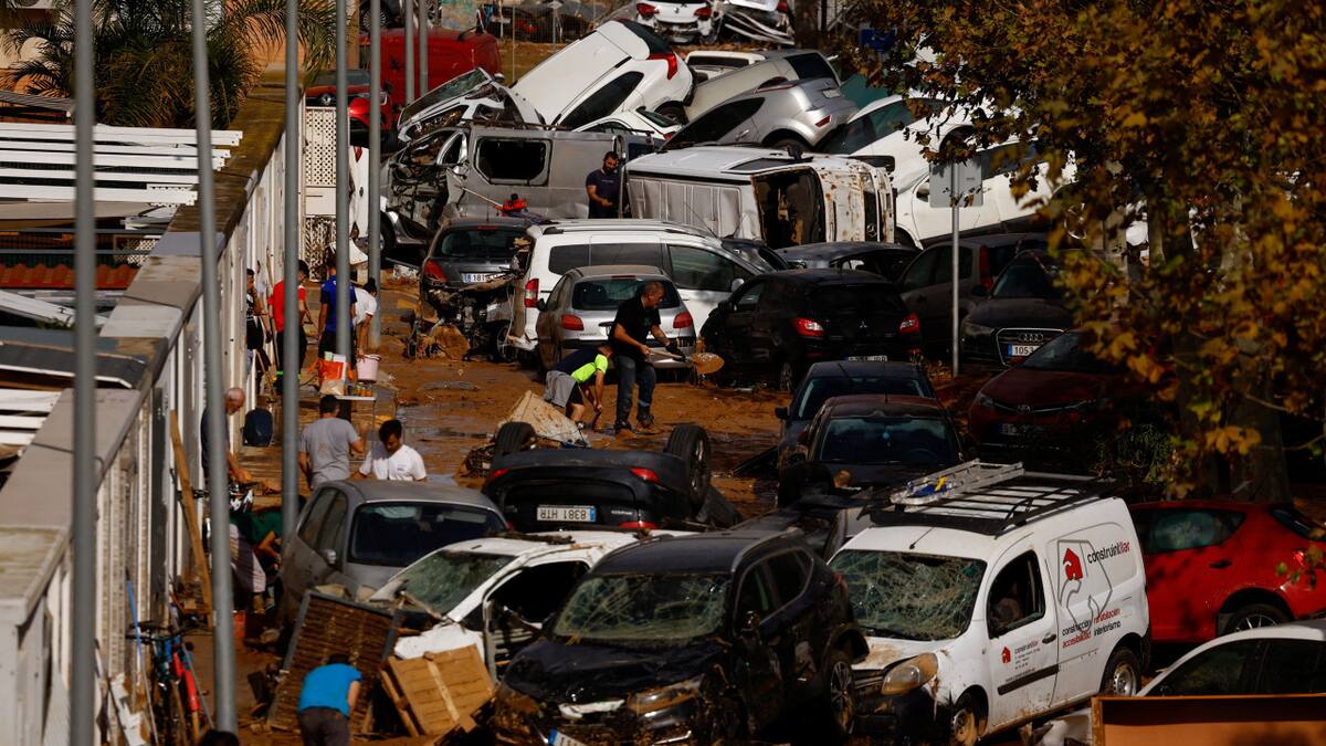 Inundaciones en Valencia, España. Foto: Reuters.