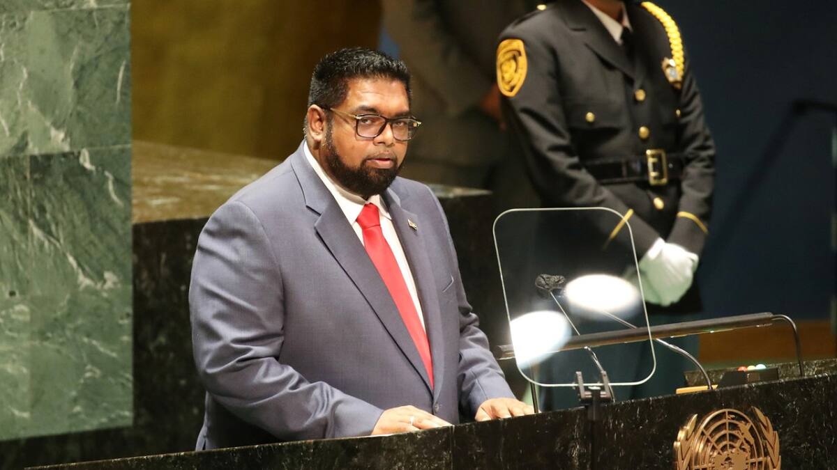 Irfaan Ali, presidente de Guyana. Foto: Reuters