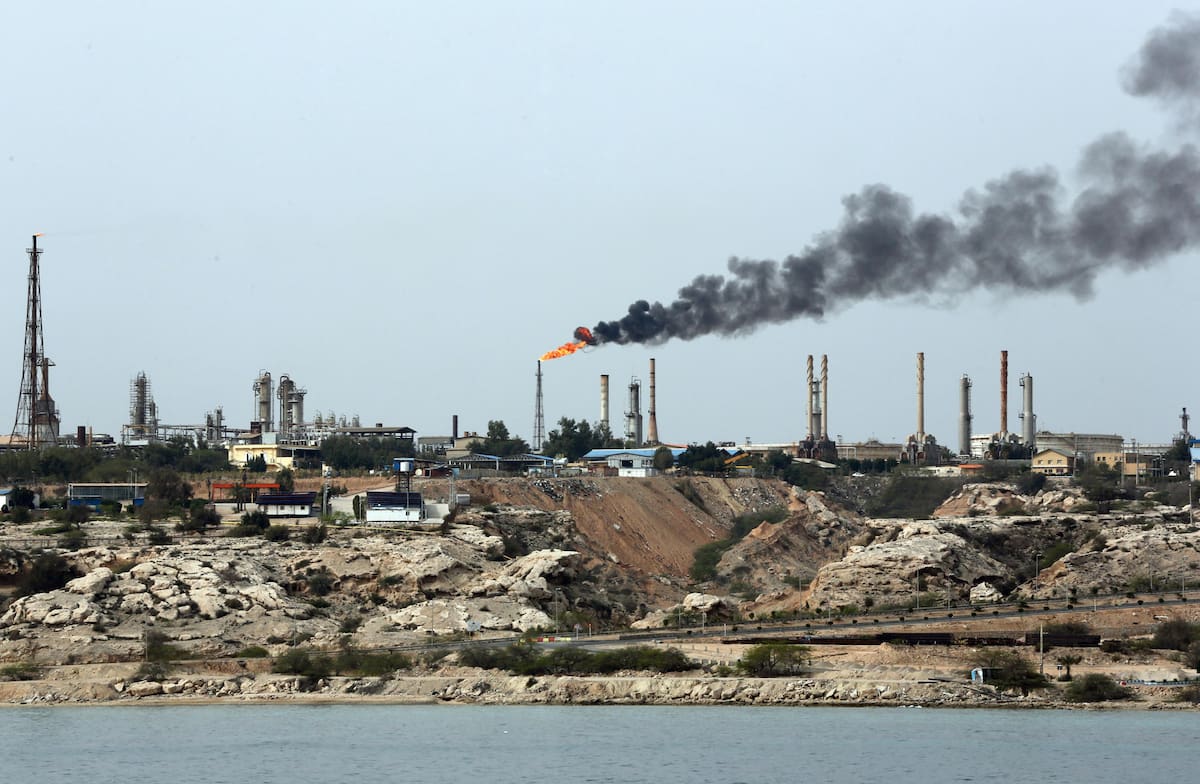 Isla de Kharg de Irán.