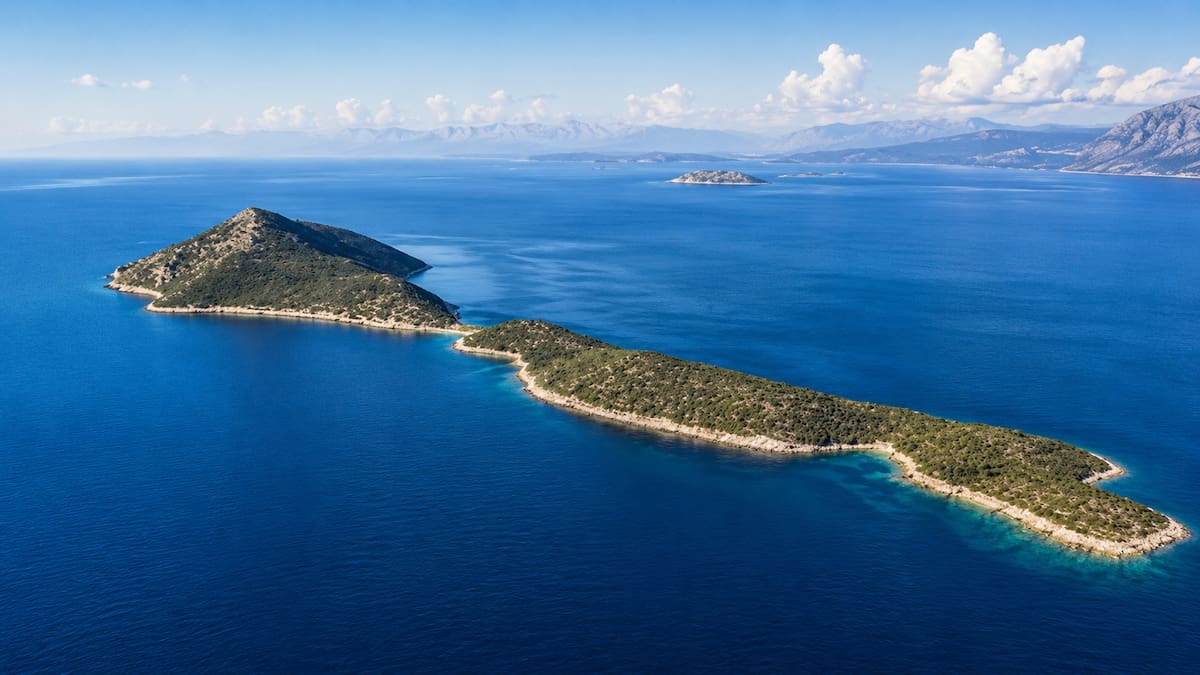 Tiene playas y cuesta lo mismo que un departamento: la isla de Grecia que parece una oportunidad única, pero esconde una millonaria letra chica